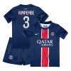 Officiële Voetbalshirt + Korte Broek Paris Saint-Germain Presnel Kimpembe 3 Thuis 2024-25 - Kids